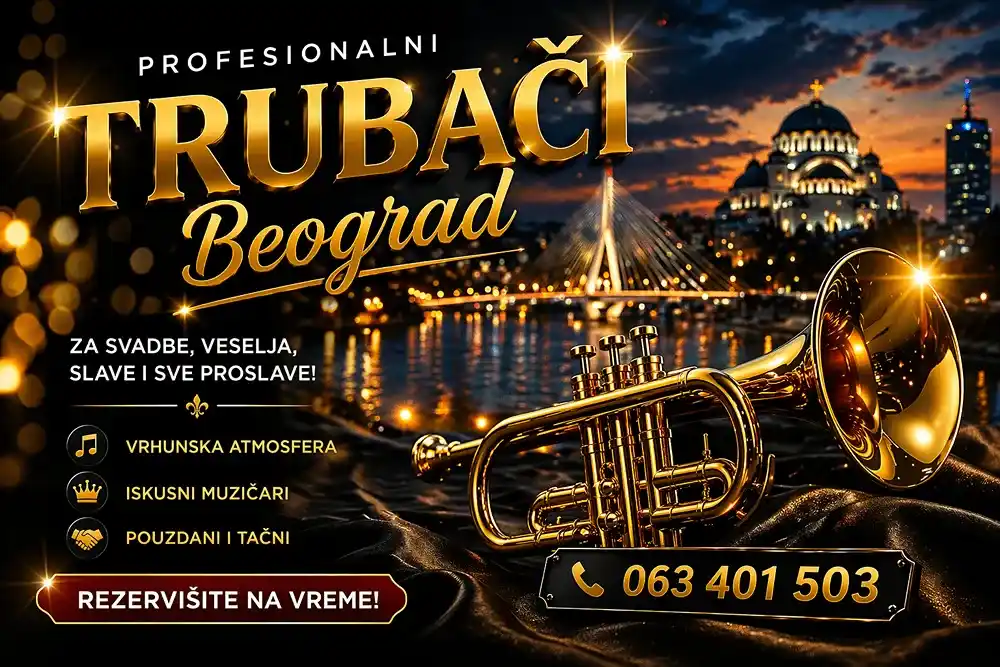 Trubači Beograd na svadbi uz muziku uživo